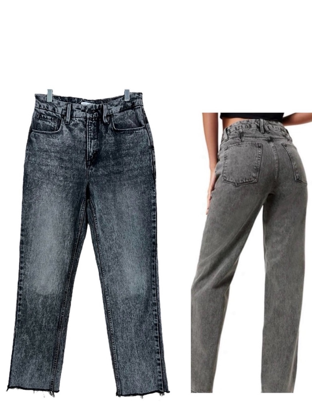 Good American Good Icon Loose Fit Straight Jeans Size 4/ 27